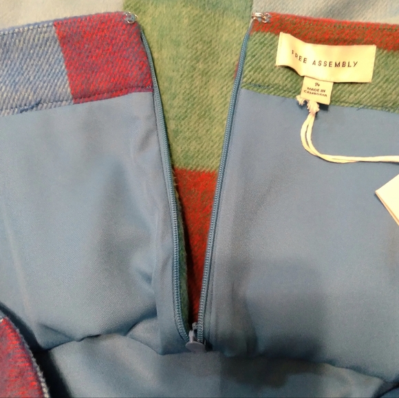 Free Assembly Women's Faux Wrap Front Mini Skirt - Picture 8 of 9